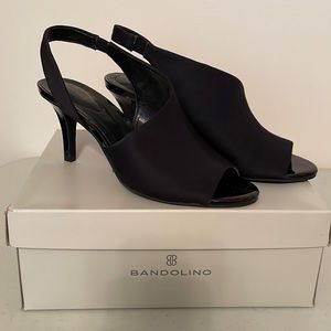 Bandolino Black Slingback heels, size 9 LIKE NEW
